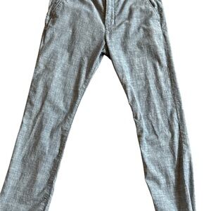 7 For All Mankind Blue Textured Pants